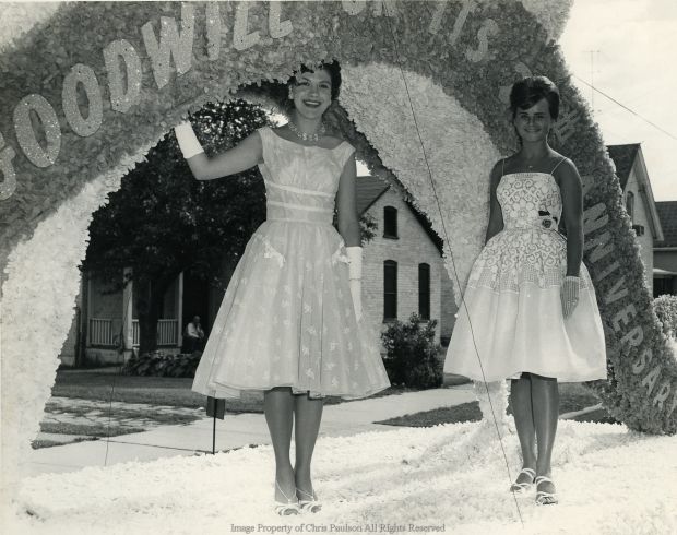 Historic Fourth Fest photos, Fourth Fest parade circa 1950s